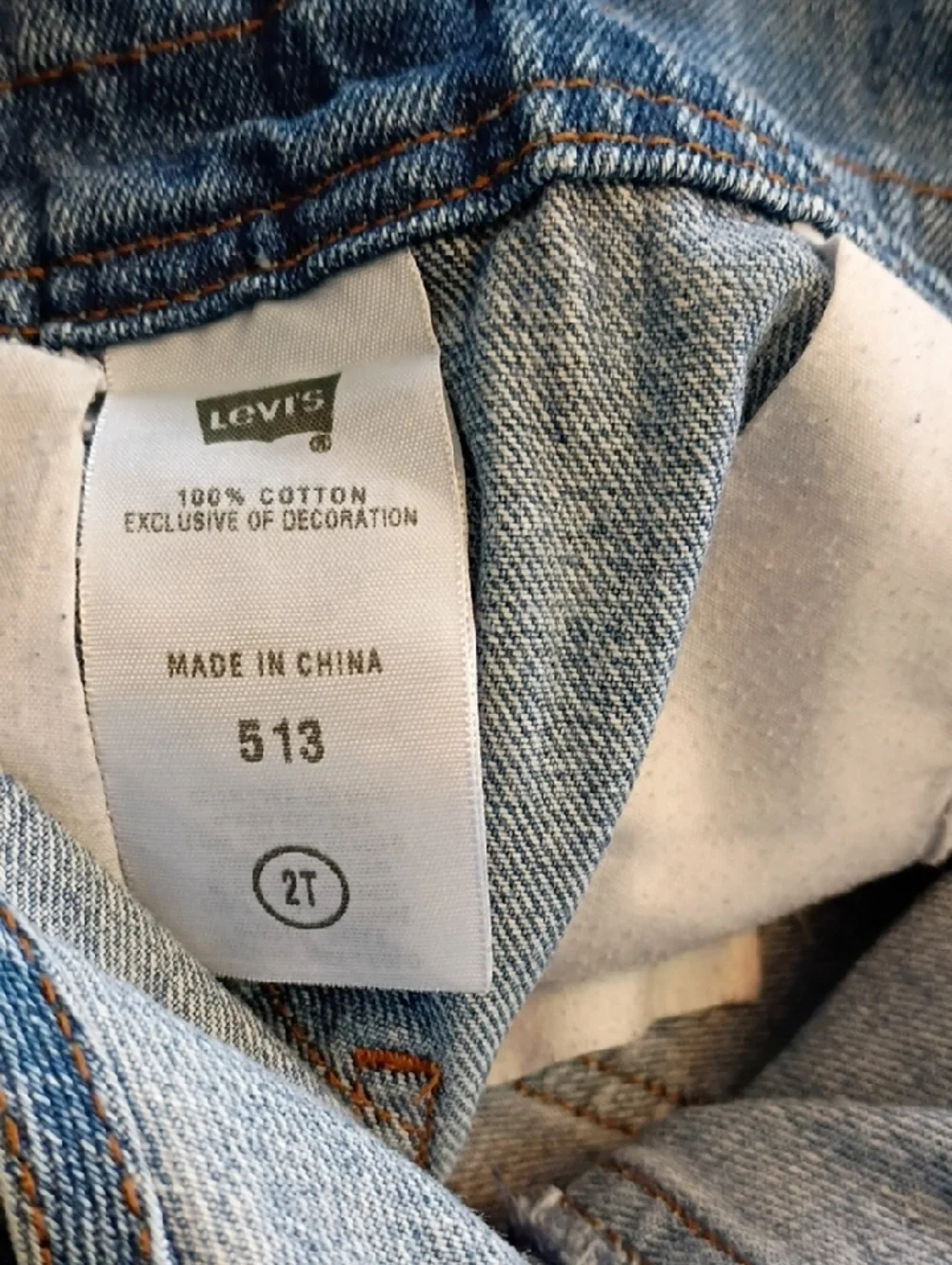 Levi's Blue Denim Kids Overalls